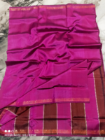 Handloom Plain Katan Silk Saree