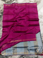 Handloom Plain Katan Silk Saree