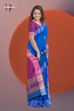 Handloom Mulberry x Magenta Kalakshetra Katan Silk Saree